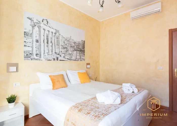 Imperium Termini Station - 100mt To Train And Metro Station, 4-6pax, 2 Baths, A-c Rzym