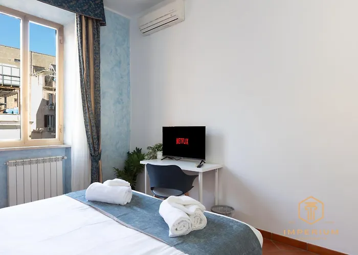 Imperium Termini Station - 100mt To Train And Metro Station, 4-6pax, 2 Baths, A-c Apartament *