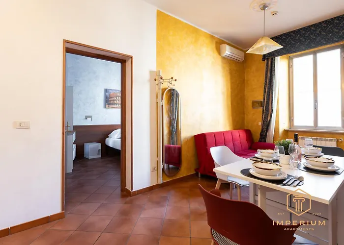 Apartament Imperium Termini Station - 100mt To Train And Metro Station, 4-6pax, 2 Baths, A-c Rzym